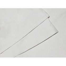 Organic Cotton Percale Weave Sheets Set - Available in Twin, Twin XL, Full, Queen, King and California King  - GOTS Certified Pure White